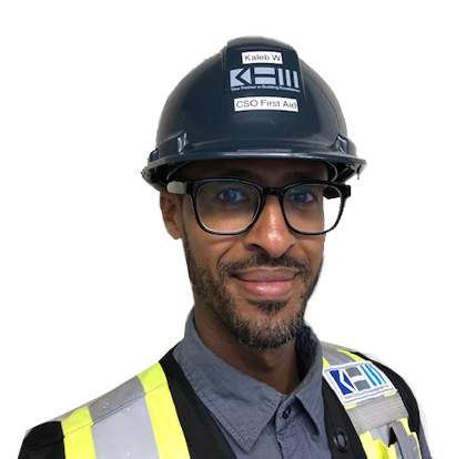 Kaleb Woldeamanuel <br> Construction Safety Officer